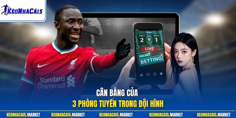 Các Vị Trí Trong Bóng Đá Và Cách Phân Bố Đội Hình Hiệu Quả 3 Cân bằng của 3 phòng tuyến trong đội hình