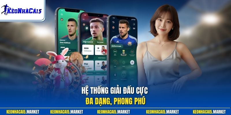 Kèo Nhà Cái 5 Tỷ Lệ Kèo Nhà Cái Online Cập Nhật 24/24 10 Hệ thống giải đấu cực đa dạng, phong phú